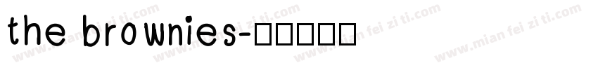 the brownies字体转换